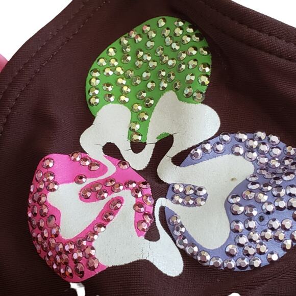 2 FOR $5 SALE Girl's Gossip Girl One Piece  Bathing Suit Size 5 - Picture 7 of 11